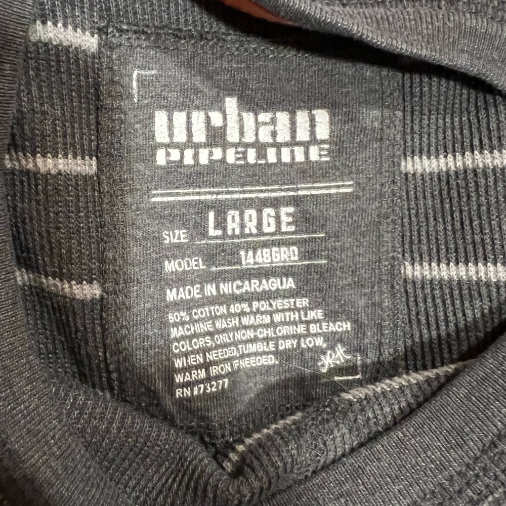Urban Pipeline Large Striped Long Sleeve